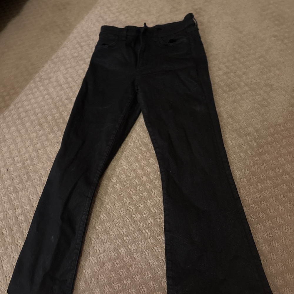 Joe's Jeans Black Flare Leg Denim